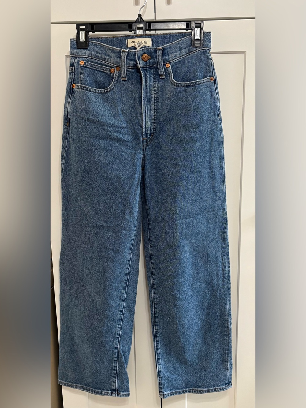 Women’s Madewell The Perfect Vintage Wide-Leg Crop Jean Size 25